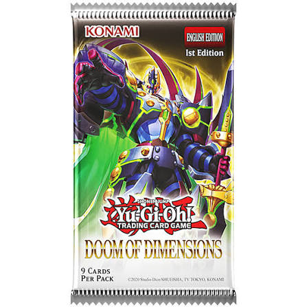 MB – Japanese Yu Gi Oh Doom of Dimensions Booster Pack