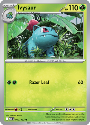 Pokémon TCG Ivysaur – MEG 002/132 Common Regular – EN