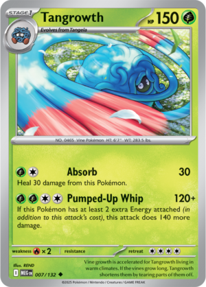 Pokémon TCG Tangrowth – MEG 007/132 Uncommon Regular – EN