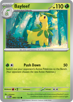 Pokémon TCG Bayleef – MEG 009/132 Common Regular – EN