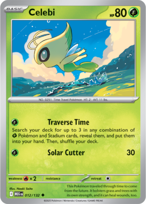 Pokémon TCG Celebi – MEG 012/132 Uncommon Regular – EN