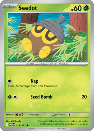 Pokémon TCG Seedot – MEG 013/132 Common Regular – EN