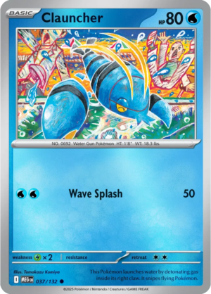 Pokémon TCG Clauncher – MEG 037/132 Common Reverse Holofoil – EN