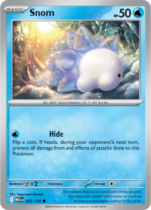 Pokémon TCG Snom – MEG 042/132 Common Regular – EN