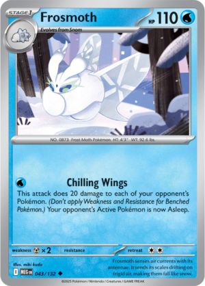Pokémon TCG Frosmoth – MEG 043/132 Uncommon Regular – EN