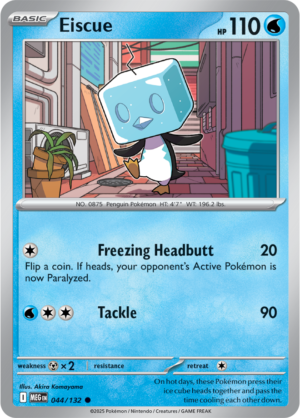 Pokémon TCG Eiscue – MEG 044/132 Common Regular – EN