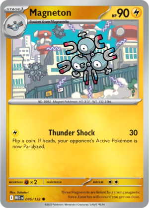 Pokémon TCG Magneton – MEG 046/132 Common Reverse Holofoil – EN