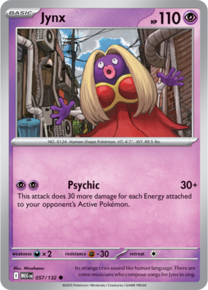 Pokémon TCG Jynx – MEG 057/132 Common Regular – EN