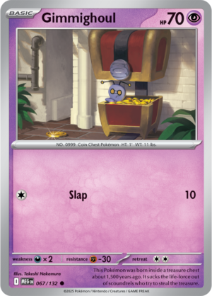 Pokémon TCG Gimmighoul – MEG 067/132 Common Regular – EN
