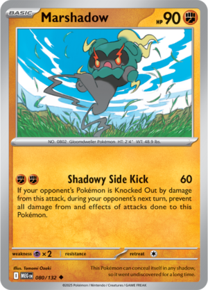 Pokémon TCG Marshadow – MEG 080/132 Uncommon Regular – EN