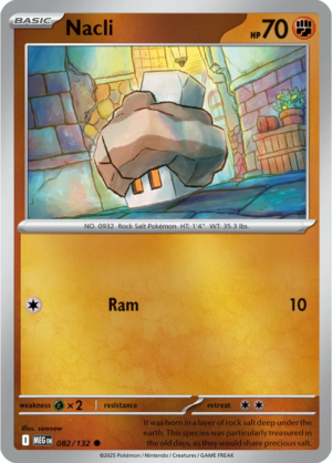 Pokémon TCG Nacli – MEG 082/132 Common Reverse Holofoil – EN