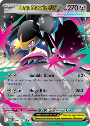 Pokémon TCG Mega Mawile ex – MEG 094/132 Double Rare Holofoil – EN