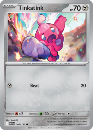 Pokémon TCG Tinkatink – MEG 096/132 Common Regular – EN