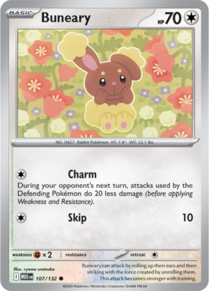 Pokémon TCG Buneary – MEG 107/132 Common Regular – EN