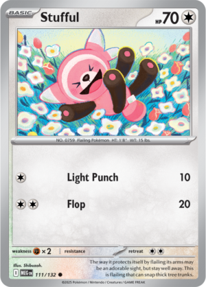 Pokémon TCG Stufful – MEG 111/132 Common Regular – EN