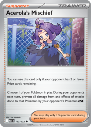 Pokémon TCG Acerola's Mischief – MEG 113/132 Uncommon Regular – EN