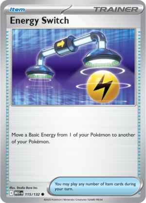 Pokémon TCG Energy Switch – MEG 115/132 Common Regular – EN