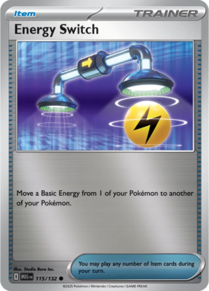 Pokémon TCG Energy Switch – MEG 115/132 Common Reverse Holofoil – EN