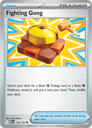 Pokémon TCG Fighting Gong – MEG 116/132 Uncommon Regular – EN