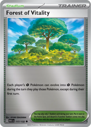 Pokémon TCG Forest of Vitality – MEG 117/132 Uncommon Reverse Holofoil – EN