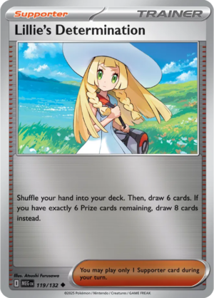 Pokémon TCG Lillie's Determination – MEG 119/132 Uncommon Reverse Holofoil – EN
