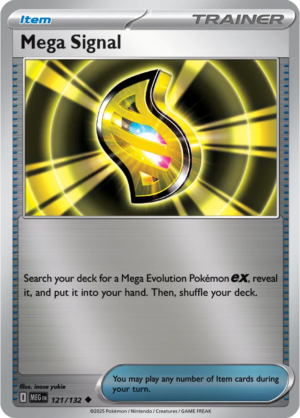 Pokémon TCG Mega Signal – MEG 121/132 Uncommon Reverse Holofoil – EN