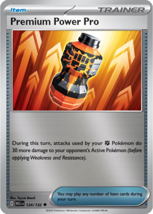 Pokémon TCG Premium Power Pro – MEG 124/132 Uncommon Reverse Holofoil – EN