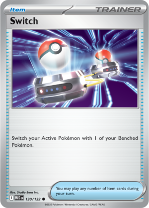 Pokémon TCG Switch – MEG 130/132 Common Regular – EN