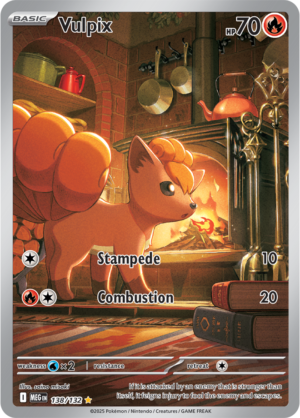 Pokémon TCG Vulpix – MEG 138/132 Illustration Rare Holofoil – EN