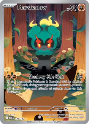 Pokémon TCG Marshadow – MEG 146/132 Illustration Rare Holofoil – EN
