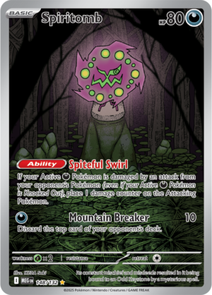 Pokémon TCG Spiritomb – MEG 148/132 Illustration Rare Holofoil – EN