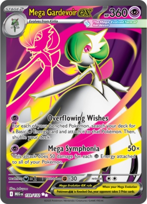 Pokémon TCG Mega Gardevoir ex – MEG 159/132 Ultra Rare Holofoil – EN