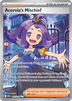 Pokémon TCG Acerola's Mischief – MEG 165/132 Ultra Rare Holofoil – EN