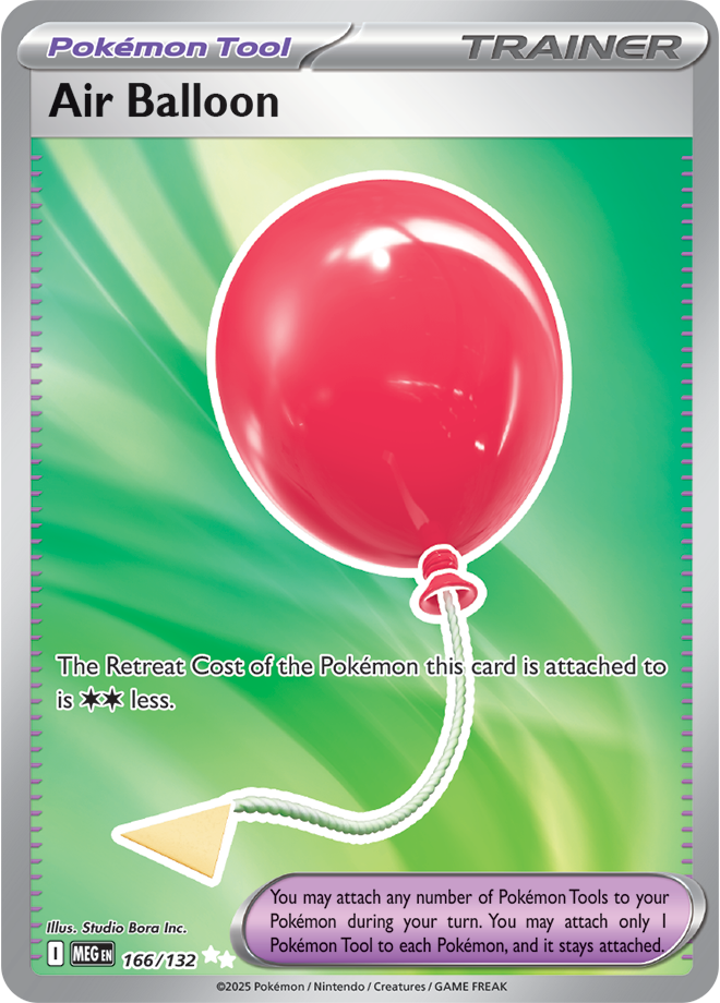 Pokémon TCG Air Balloon – MEG 166/132 Ultra Rare Holofoil – EN
