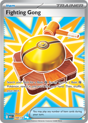 Pokémon TCG Fighting Gong – MEG 168/132 Ultra Rare Holofoil – EN