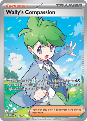 Pokémon TCG Wally's Compassion – MEG 176/132 Ultra Rare Holofoil – EN