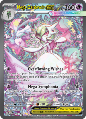 Pokémon TCG Mega Gardevoir ex – MEG 178/132 Special Illustration Rare Holofoil – EN