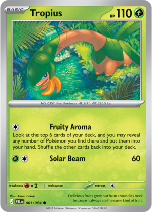 Pokémon TCG Tropius – PBL 001 Common Reverse Holofoil – EN
