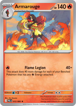 Pokémon TCG Armarouge – PBL 012 Rare Reverse Holofoil – EN