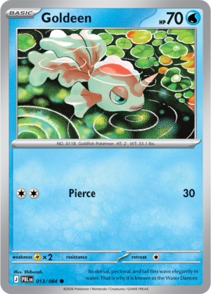 Pokémon TCG Goldeen – PBL 013 Common Reverse Holofoil – EN