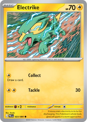 Pokémon TCG Electrike – PBL 023 Common Reverse Holofoil – EN