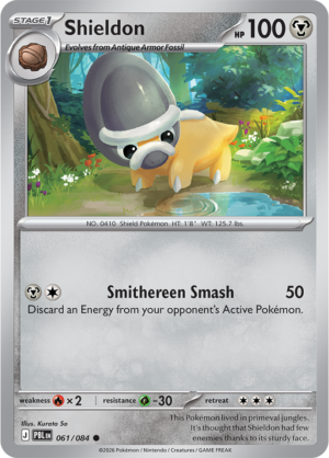 Pokémon TCG Shieldon – PBL 061 Common Regular – EN