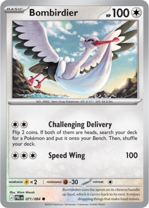 Pokémon TCG Bombirdier – PBL 071 Common Regular – EN