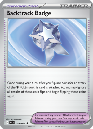 Pokémon TCG Backtrack Badge – PBL 074 Uncommon Regular – EN