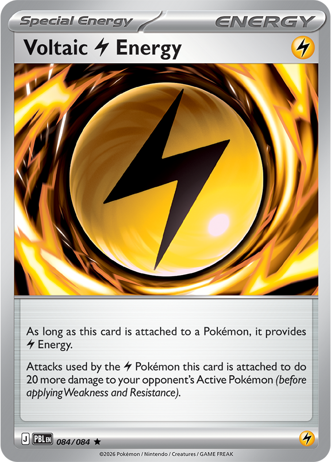 Pokémon TCG Voltaic Lightning Energy – PBL 084 Rare Holofoil – EN
