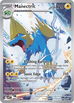 Pokémon TCG Manectric – PBL 089 Illustration Rare Holofoil – EN