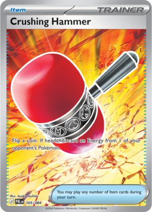 Pokémon TCG Crushing Hammer – PBL 105 Ultra Rare Holofoil – EN