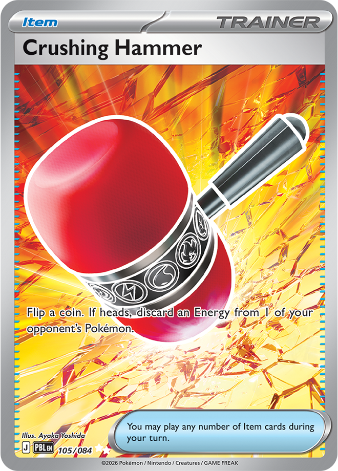 Pokémon TCG Crushing Hammer – PBL 105 Ultra Rare Holofoil – EN