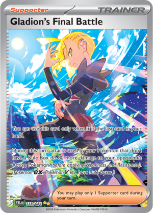 Pokémon TCG Gladion's Final Battle – PBL 118 Special Illustration Rare Holofoil – EN