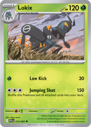 Pokémon TCG Lokix – PFL 010 Uncommon Regular – EN